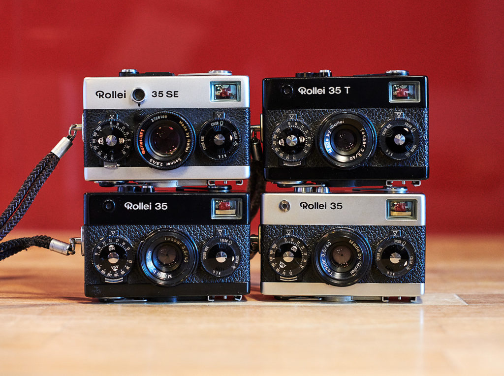 4x Rollei 35 / rangefinder camera