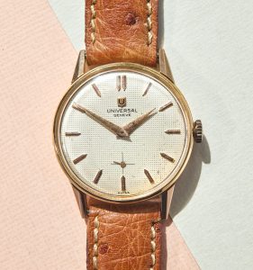 Universal Geneve dresswatch 18k rosegold